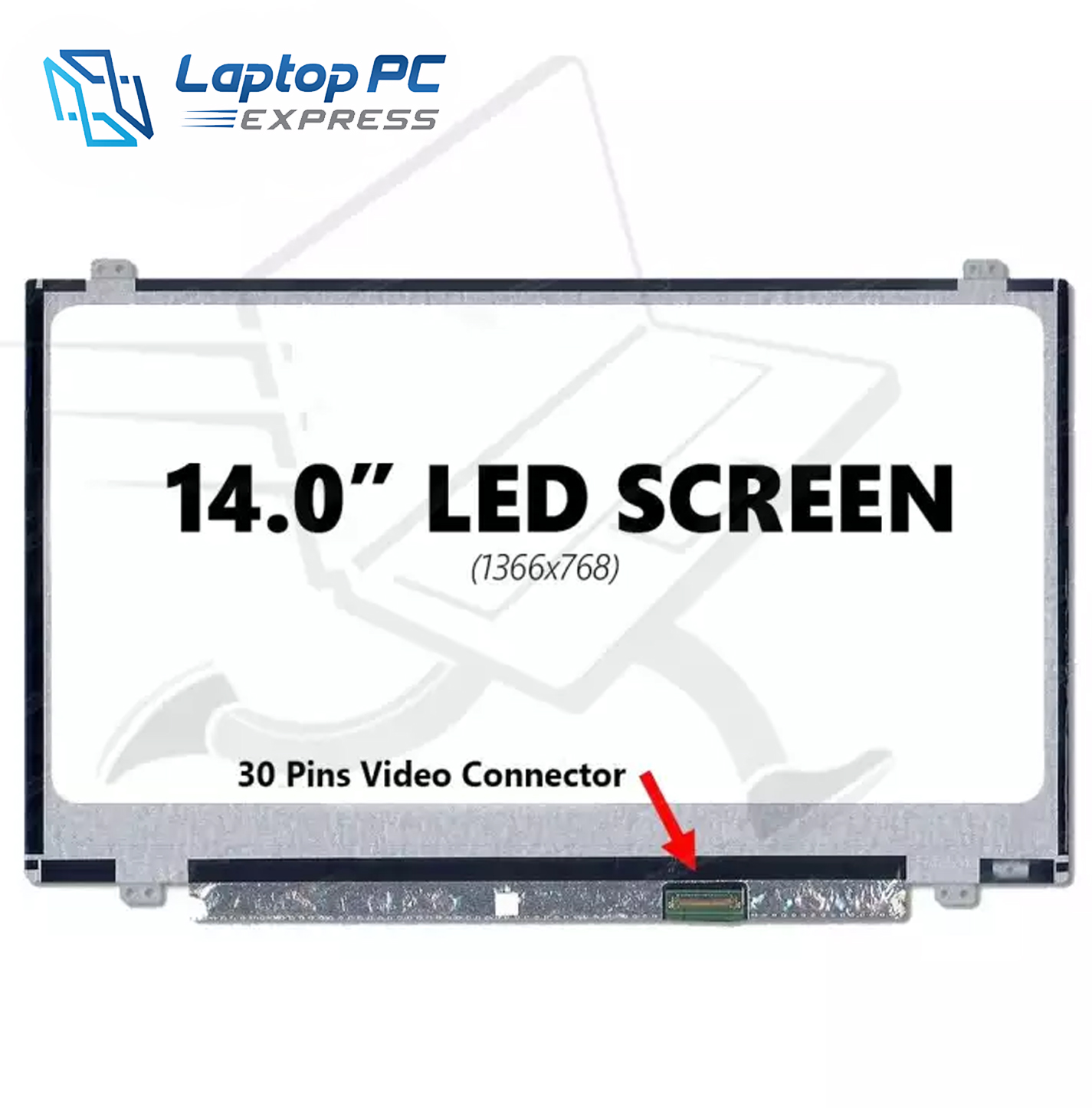 Brand New 14 inch LED Slim Type 30 pin 1366 x 768 HD for Laptop Screen  Replacement LTN140AT31 N140BGE-E33 N140BGE-E43 N140BGE-EB3 EA3 EA2  HB140WX1-301 401 Lenovo Laptop Replacement Screen Slim Type LED