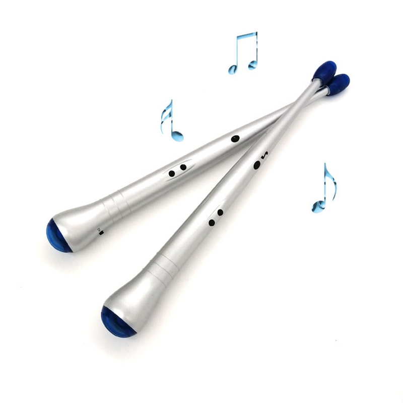 Tapping Sticks Instruments 1 Pair Electronic Air Drum Rock Beat Rhythm Stick Percussion Instrument ...