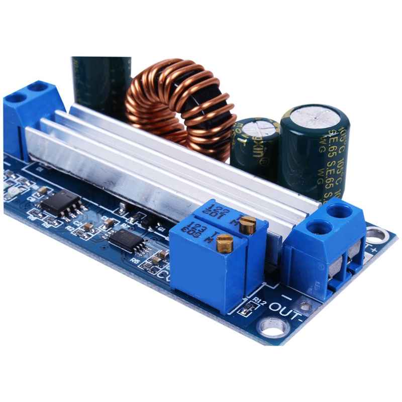 2X DC-DC Auto Buck Boost Voltage Converter Step Down/ Step Up Voltage Regulator Adjustable DC 5V-30V to 0.5-30V
