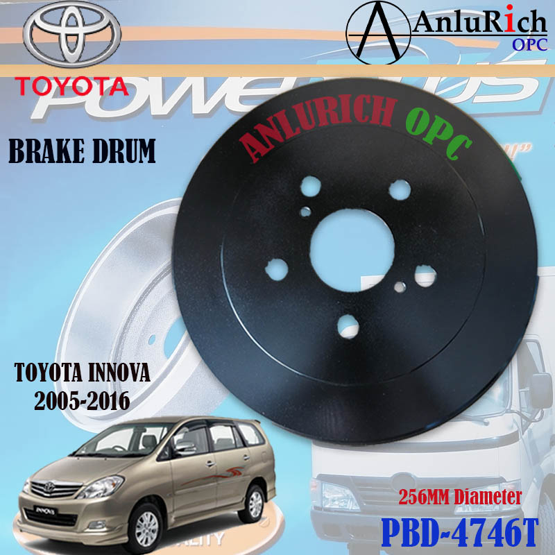 Brake Drum REAR TOYOTA INNOVA 20052016 424310K100 Lazada PH