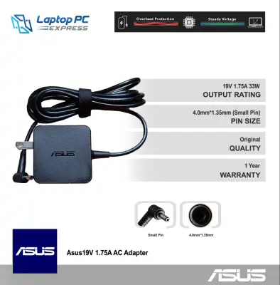 Original Asus Laptop Notebook charger 19V 1.75A 4.0mm * 1.35mm SQUARE for Asus Compatible Model number: AD890326 Laptop Charger Adapter for Asus eeepc 19V 1.75A square