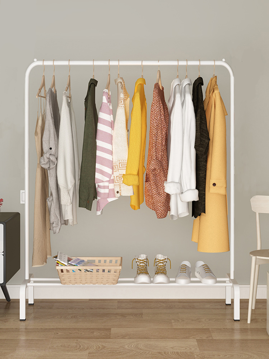 ACB Single Pole Type Drying Rack Wardrobe Rack Hanger Hanging Clothes Shelf Lazada PH