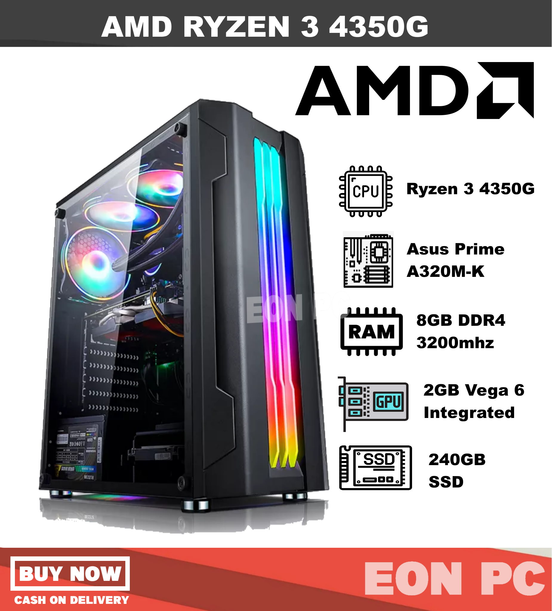 pc ryzen 3 4350g