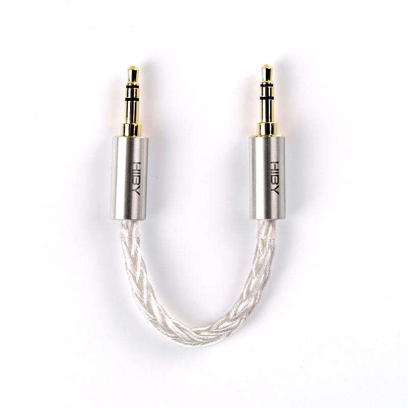 HiBy AUX HiFi Audio Cable Male Gold-plated Copper Jack 3.5mm 4.4mm