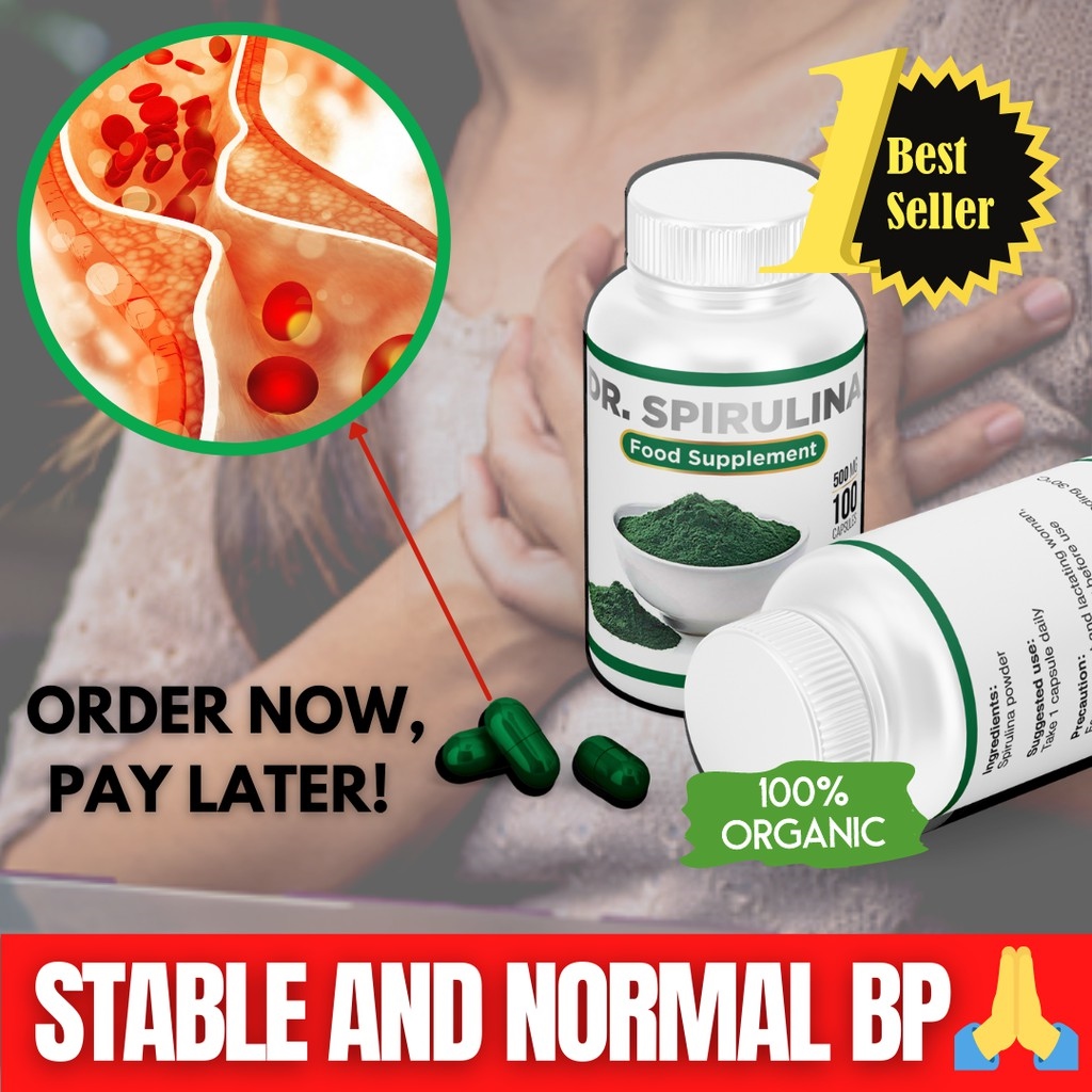 ⚡Doctor Spirulina Food Supplement with Probiotics 100 capsules for