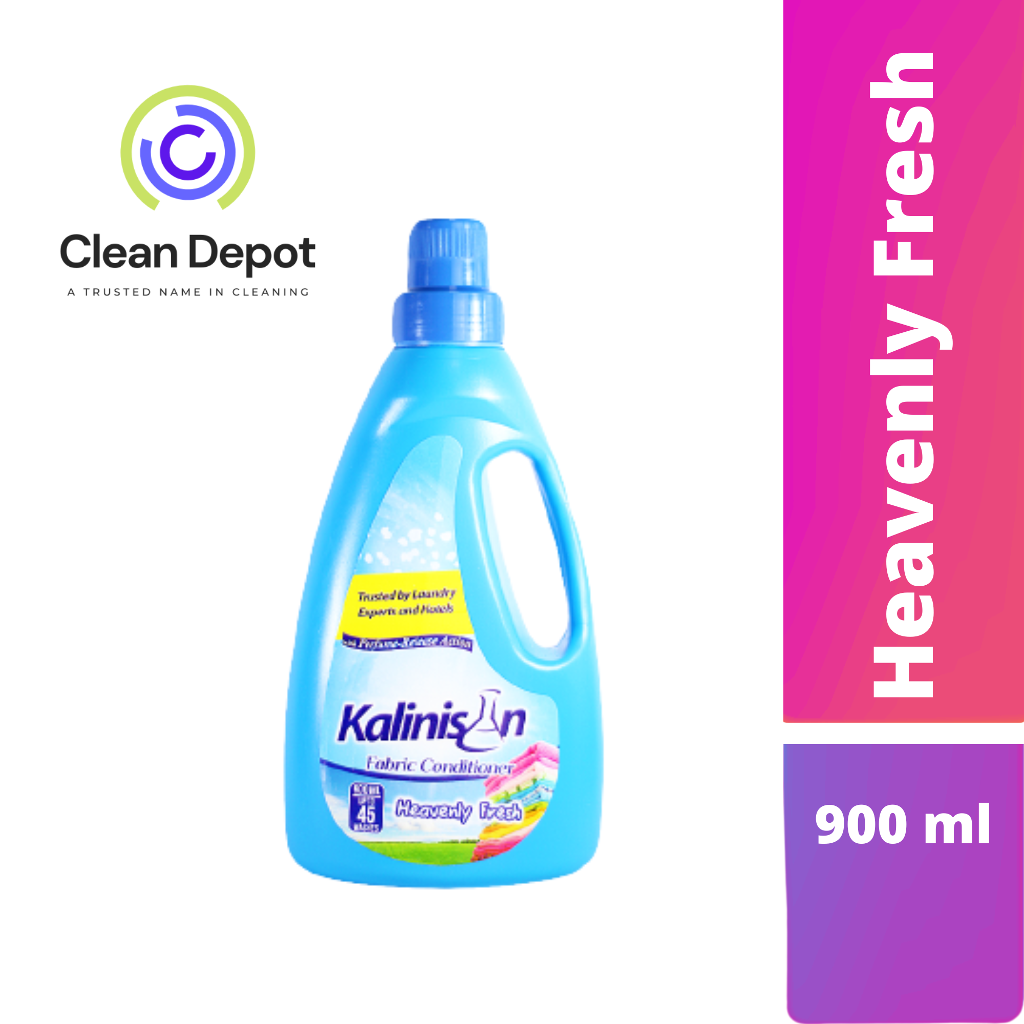 Kalinisan Fabric Conditioner with Heavenly Fresh Scent 900ml Bottle