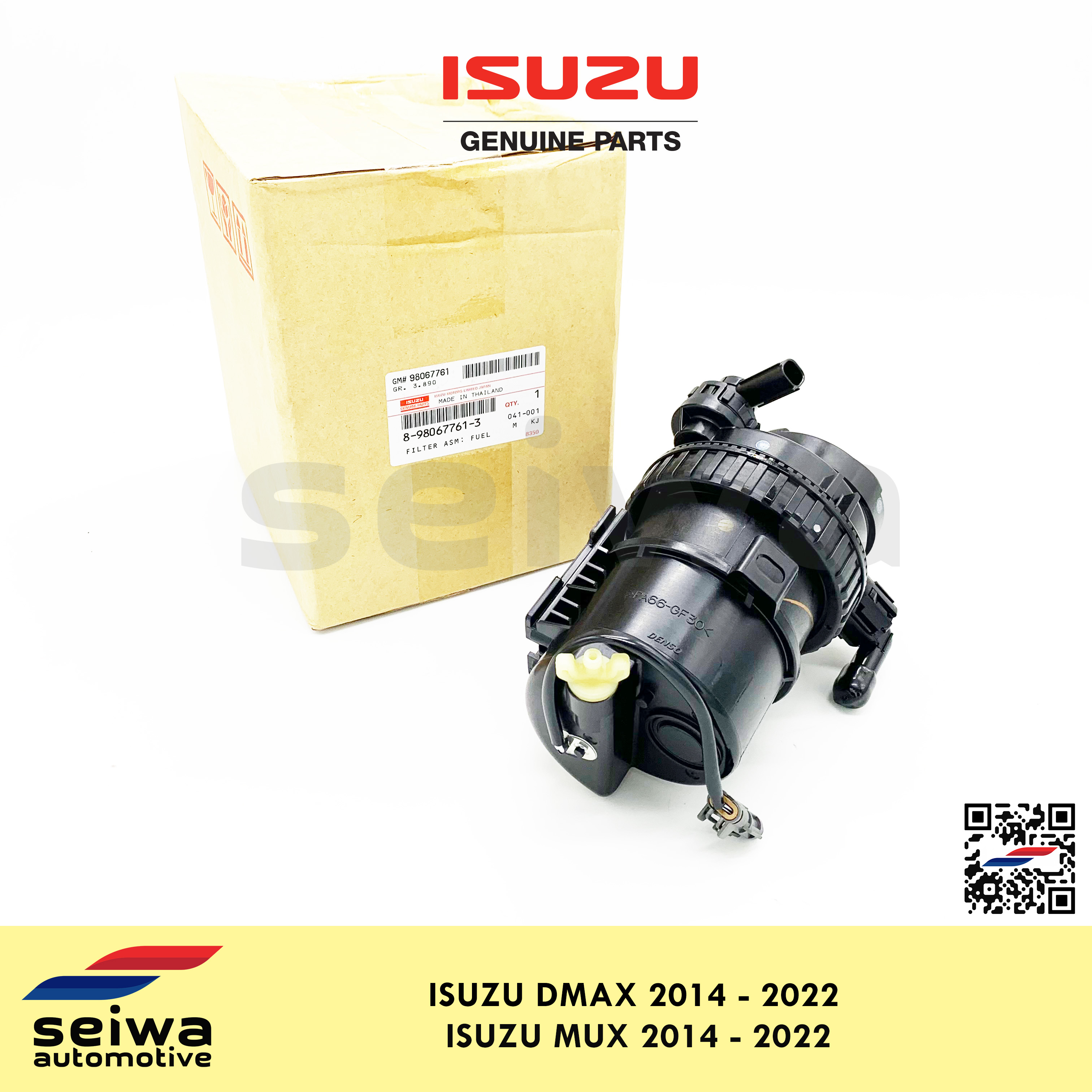[2014 2022] Isuzu Dmax Fuel Filter Assy [2014 2022] Isuzu MUX