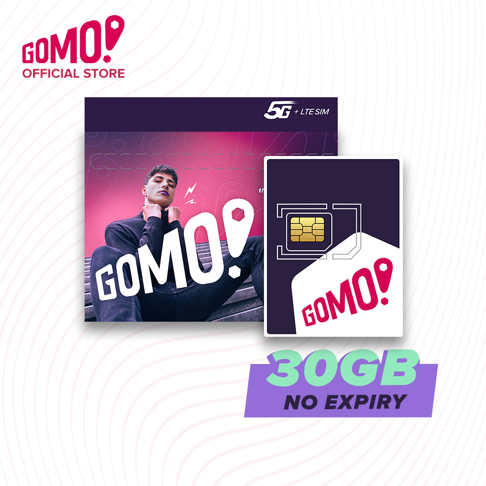GOMO SIM with 30GB No Expiry + FREE Shipping Lazada PH