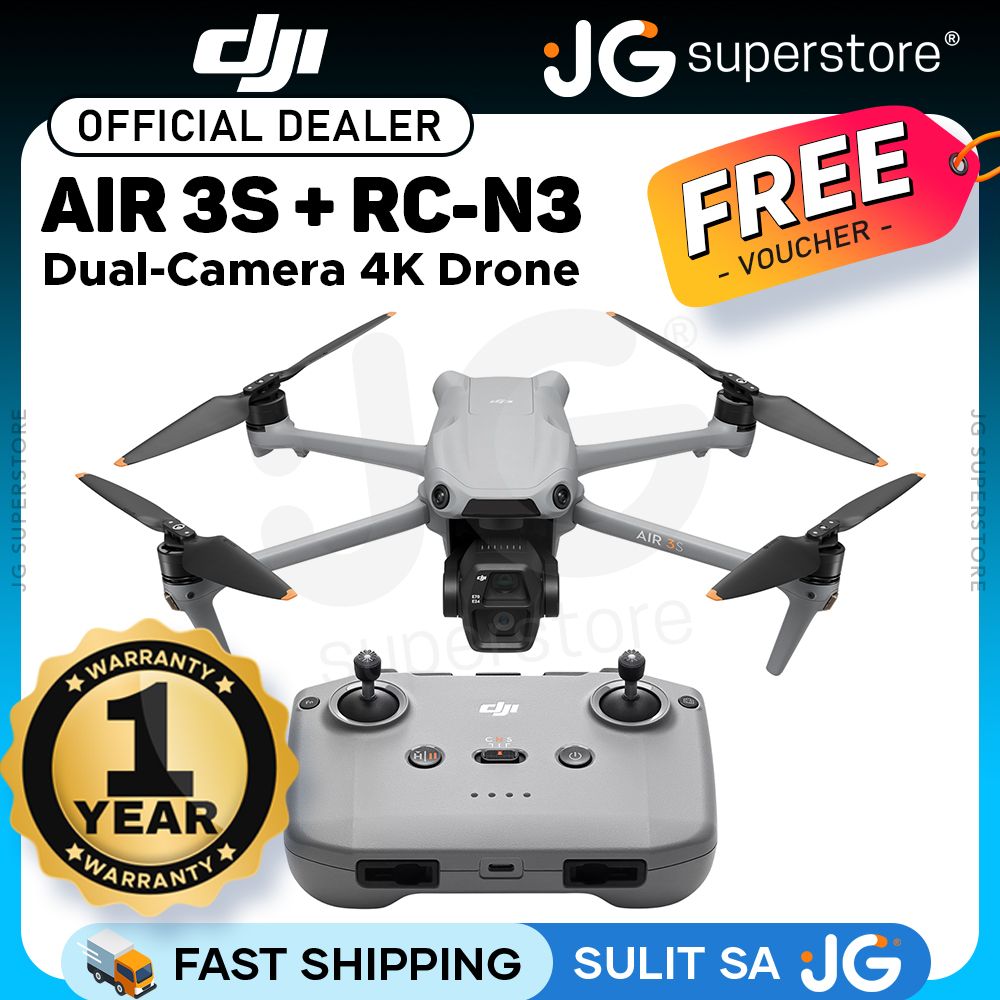DJI Air 3S Fly More Combo/Standard with RC 2/RC-N3 Dual-Camera Drone Kit  50MP 1