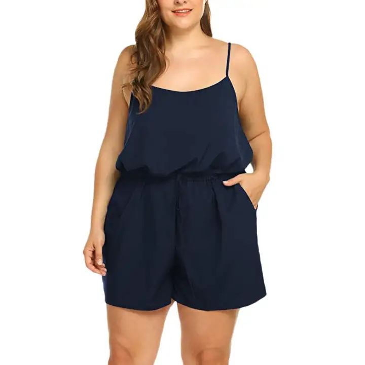 plus size short jumpsuits