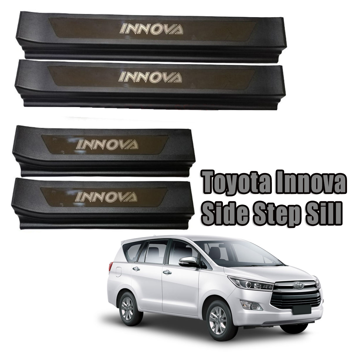 Toyota Innova 2016 2022 Door Side Side Step Sill Scuff Plate Stepsill