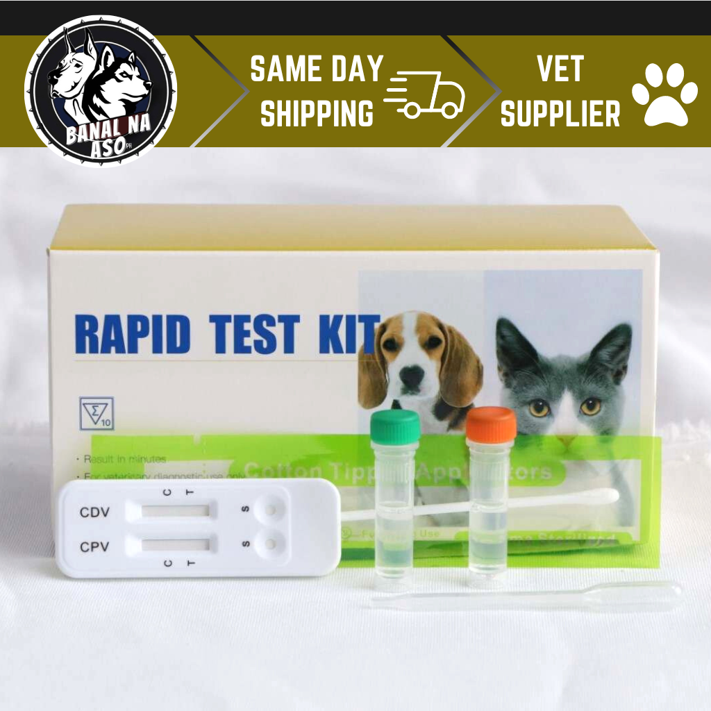 Distemper/Parvo Virus Dog Test Kit (2 in 1) COMBINED(100 accurate