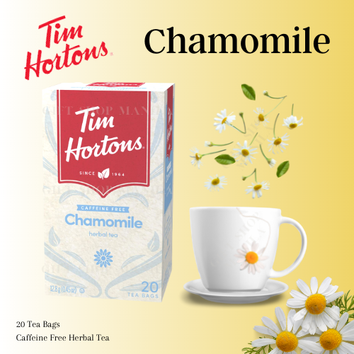 Chamomile Tea Tim Hortons Caffeine Free Herbal Tea Bags 20 Count12.8g/0