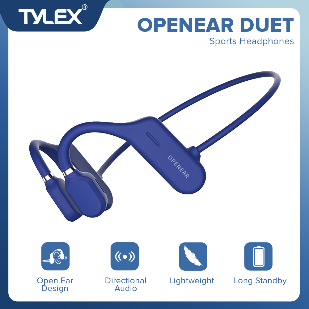 TYLEX OPENEAR Dual Listening Sports Headphones IPX4 Sweatproof