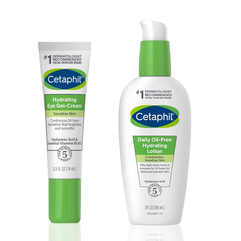 Cetaphil Hydrating Eye GelCream For Sensitive Skin with Hyaluronic