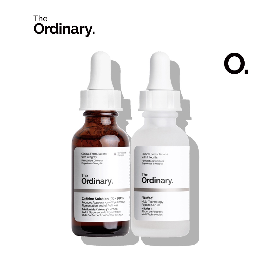 The Ordinary Anti-aging CP Set - Caffeine Solution 5% + EGCG & “ Buffet ...