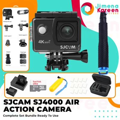 SJCAM SJ4000 AIR Action Camera Bundle Full HD 4K WIFI Sport DV 2.0 Inch Screen