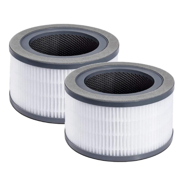 2 Pcs Air Purifier Replacement Filter for Levoit Vista 200 Air Purifier,3 in 1 Efficiency Activated Carbon HEPA Filter
