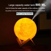 Moon Lamp Aroma Humidifier - Essential Air Purifier USB Light