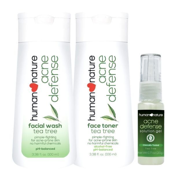 acne defense facial wash