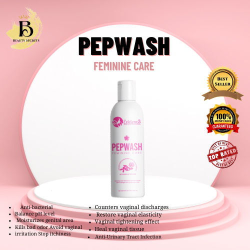 BEST SELLING PEPWASH FEMININE CARE ANTI BACTERIAL GUAVA EXTRACT HYGIENE
