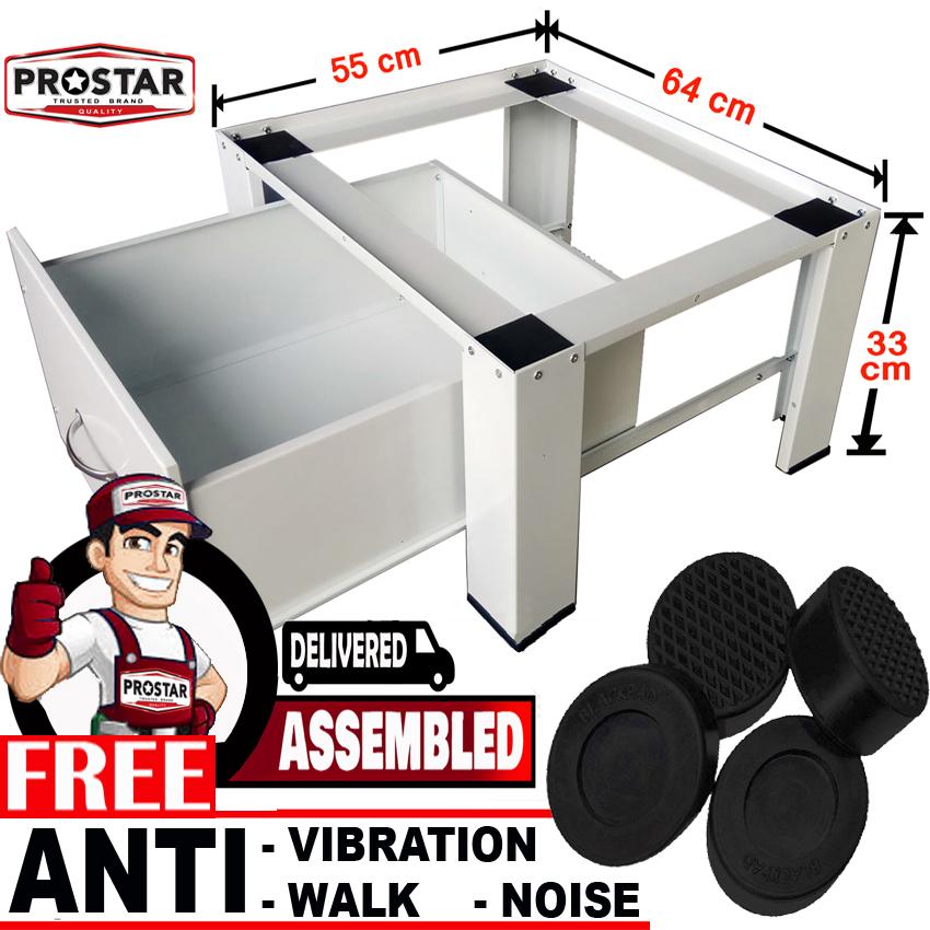 Prostar Washing Machine Stand, Ref Stand, Appliance stand with Drawer and Free Assembly Tools