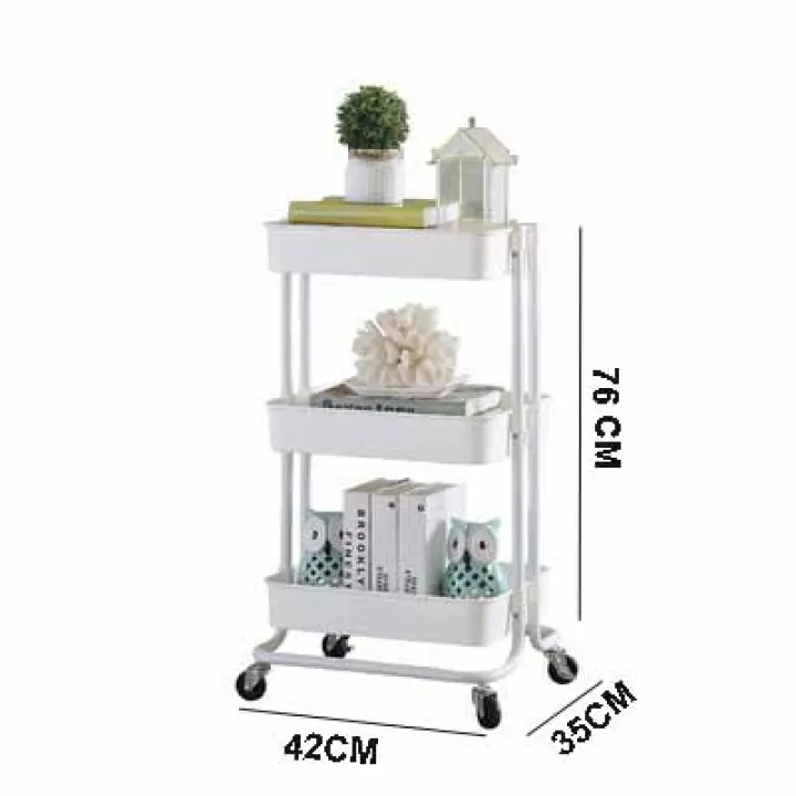shelving rack with wheels