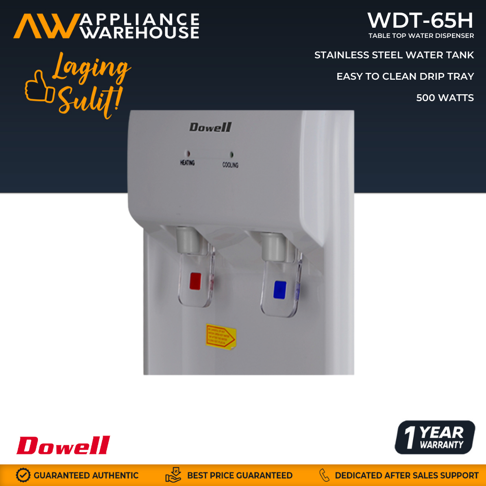 Dowell WDT65H Table top water dispenser Lazada PH
