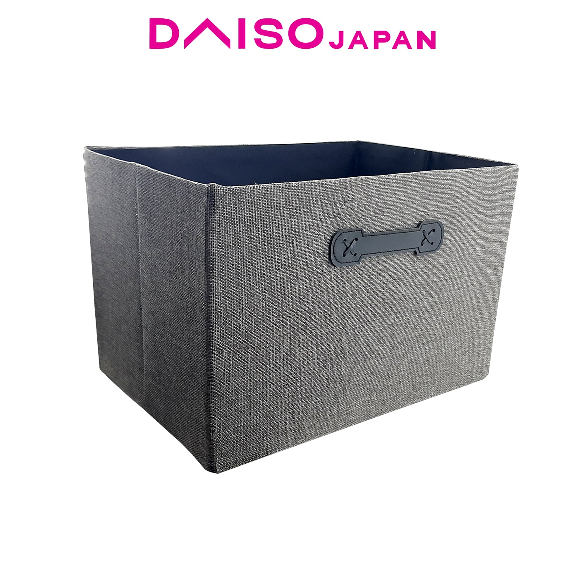 Daiso Gray Storage Box with Handle Lazada PH