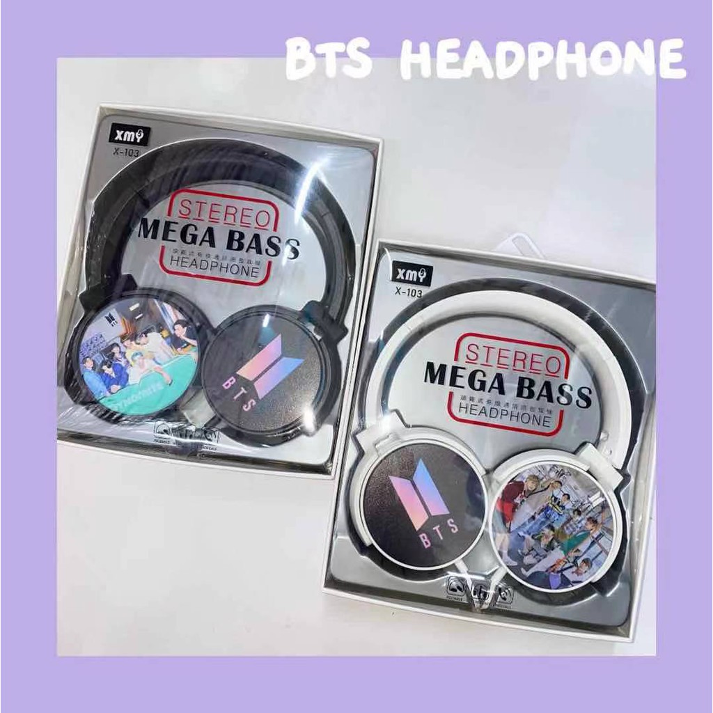 Kpop Bts Mega Bass Headset Headphone Lazada Ph