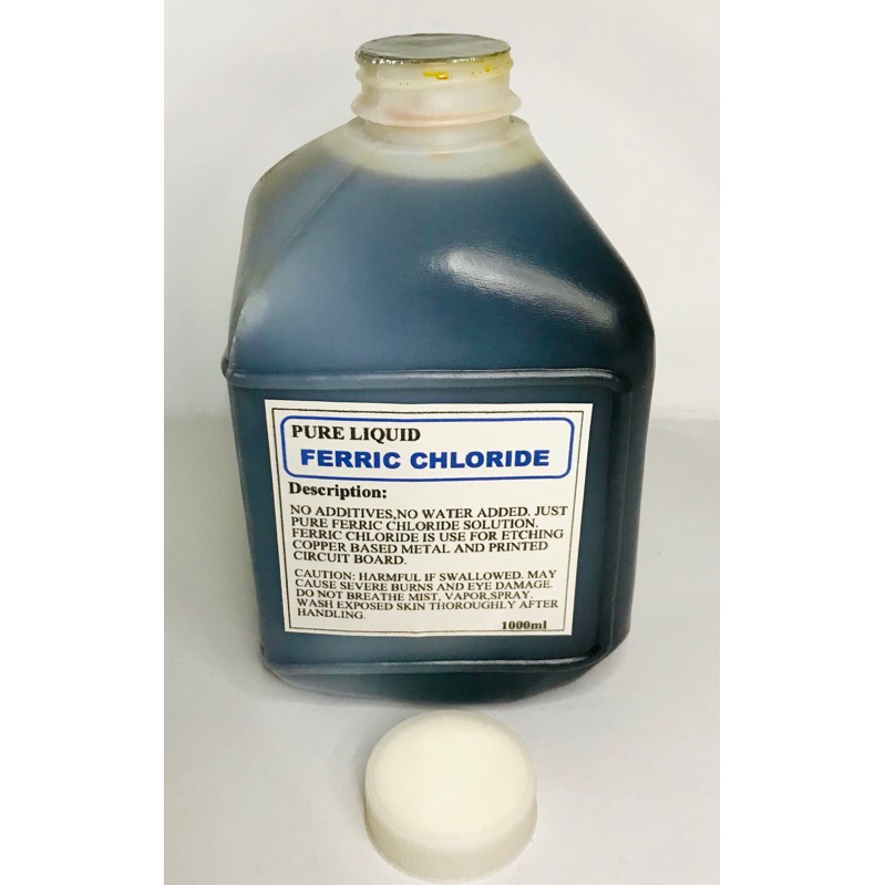 Pure Liquid Ferric Chloride for Etching Engraving PCB 1000ml Lazada PH