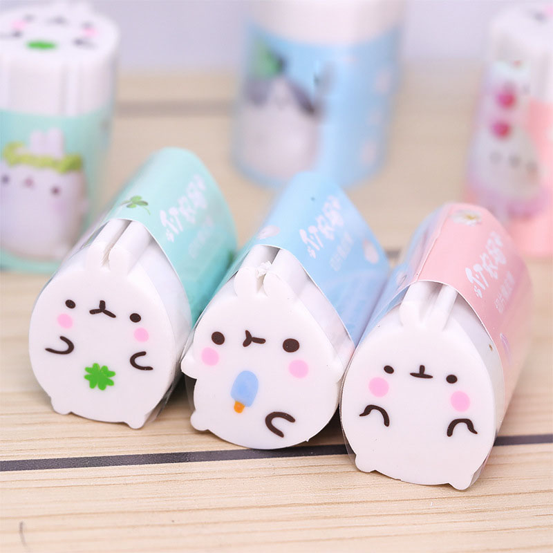 Cute Funny Novelty Pencil Eraser Kids Gift Toy for Party Supplies Favors DoyiFun 12pcs Rabbit Pencil Erasers 