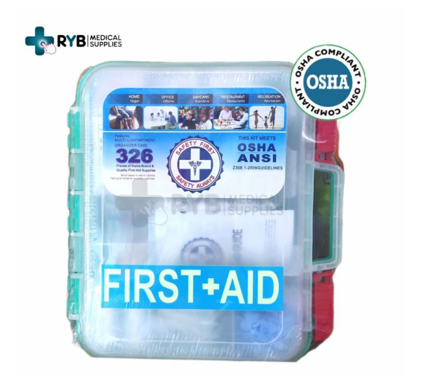 FIRST + AID KIT 326 Osha Ansi Compliant for home or office | Lazada PH