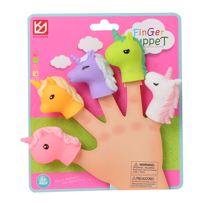 Finger Puppet Toys for Kids Family Doll Kids Toys Baby Plush Toy
