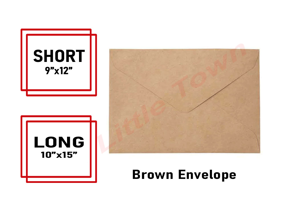 Brown Document Envelope short & long size Lazada PH