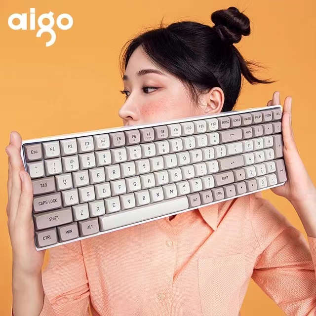 Aigo A100 Gaming Mechanical Keyboard 2.4G Wireless USB Type