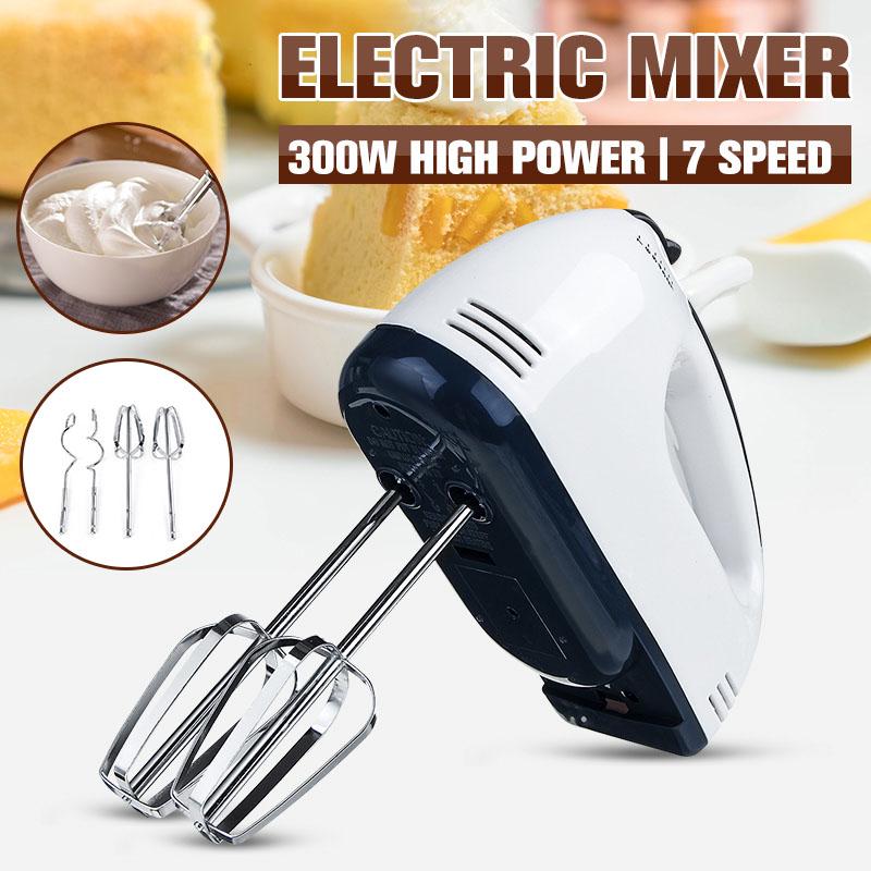 7 Speed 4-in-1 Egg Beater Electric Whisk Home Baking Cake Kitchen Tool Mixer Electric Whisk for Baking 