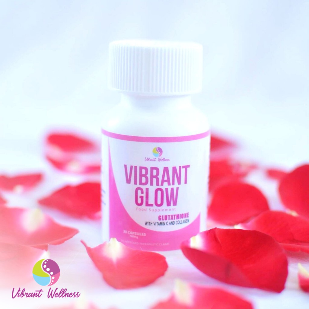 Vibrant Glow 30 Capsule | Glutathione Capsule | Vibrant Wellness Products |  Glutathione with Collagen and Vitamin C