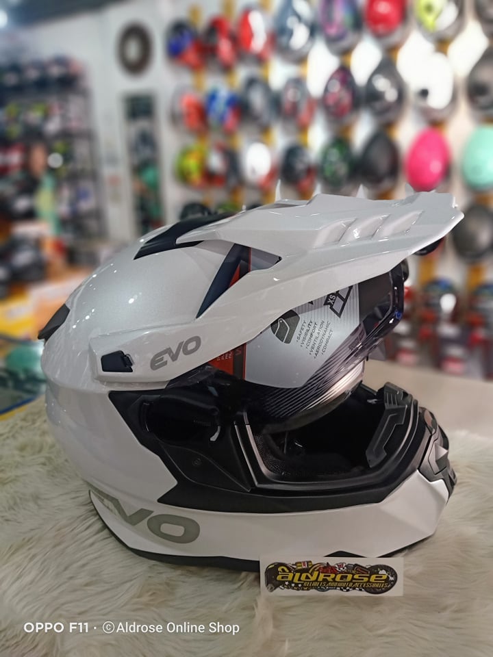 Evo Dx 7 Gloss White Buy Sell Online Helmet With Cheap Price Lazada Ph