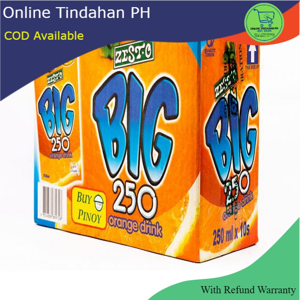Big 250 Orange Juice Drink 250mlx10 | Lazada PH