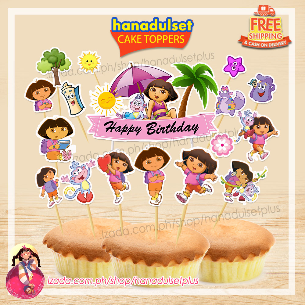 Dora the explorer cake 6 | Cupcake cake designs, Dora cake, Fondant cakes  birthday