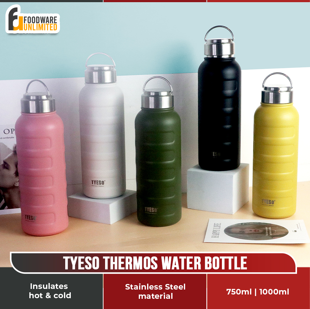 Original TYESO Caterpillar Style Vacuum Insulated Portable Thermos ...