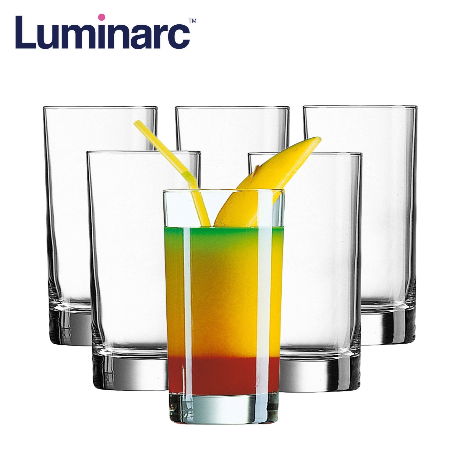 Luminarc Islande 6pcs 15cl Drinking Glass Set Heat Resistant and
