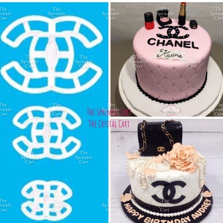 j0z0het Luxury Brand Cookie Cutter Fondant Chanel LV Louis Vuitton