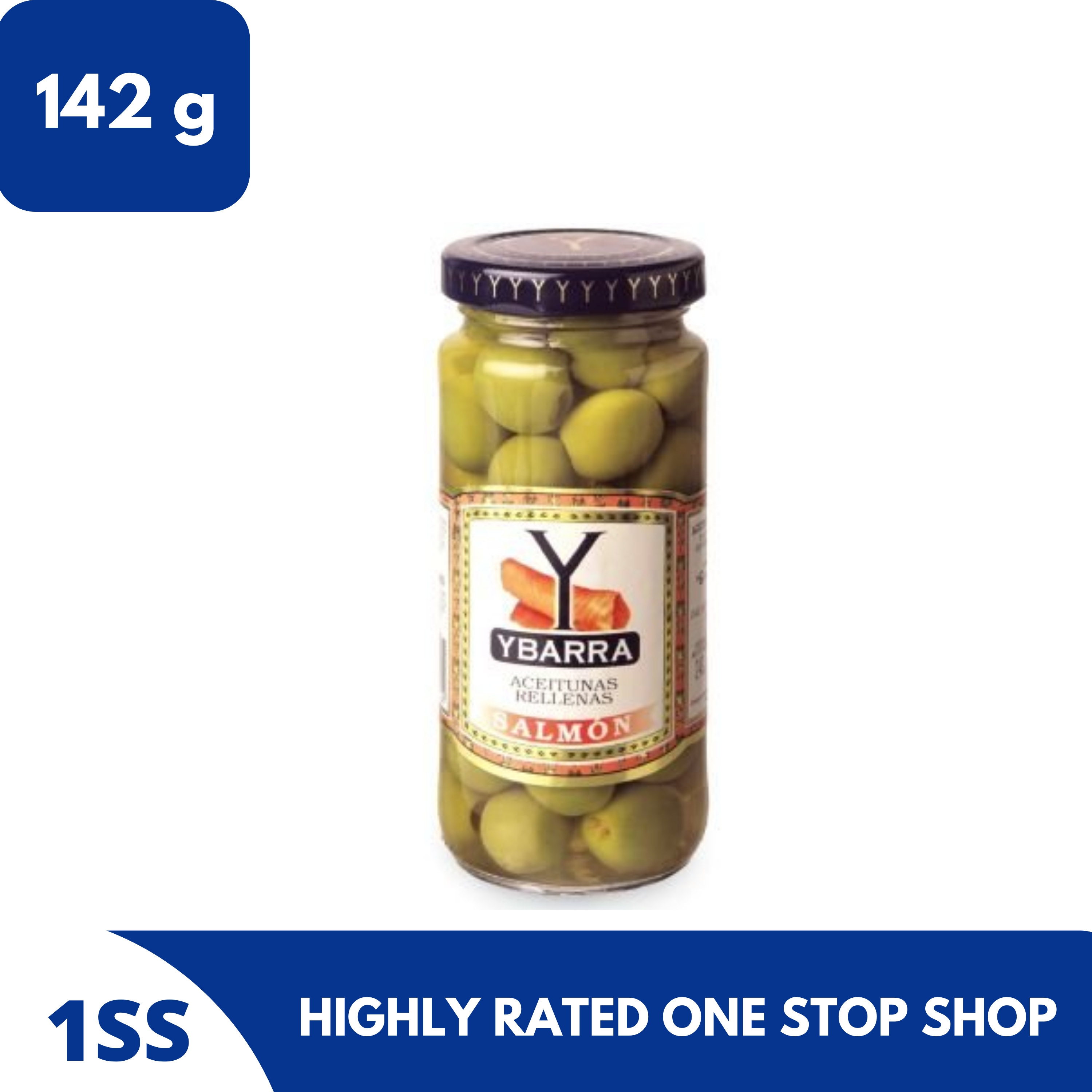 Ybarra Stuffed Olives Salmon, 142g Lazada PH