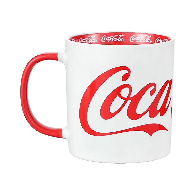 Miniso x Coke Ceramic Stoneware Coca Cola Coffee Mug Drinking Cup 440ml ...