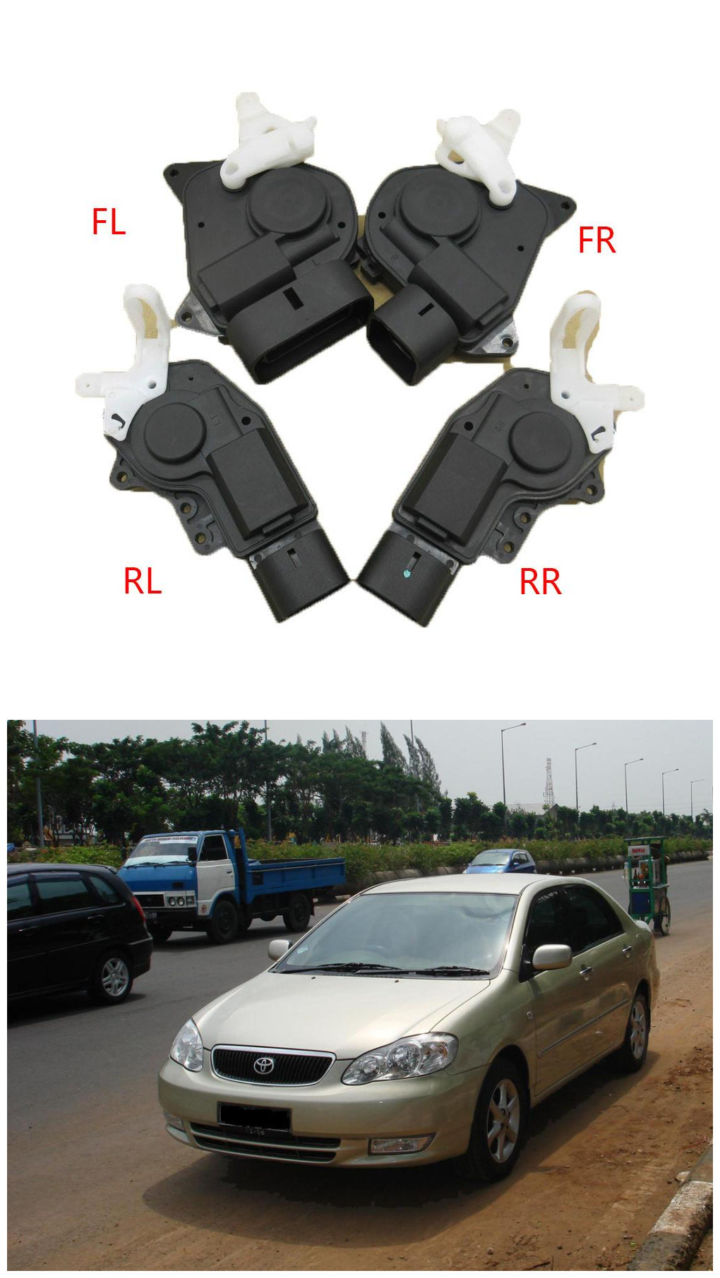 bochang Door Actuator Actuator DOOR INNER LOCK for toyota corolla altis