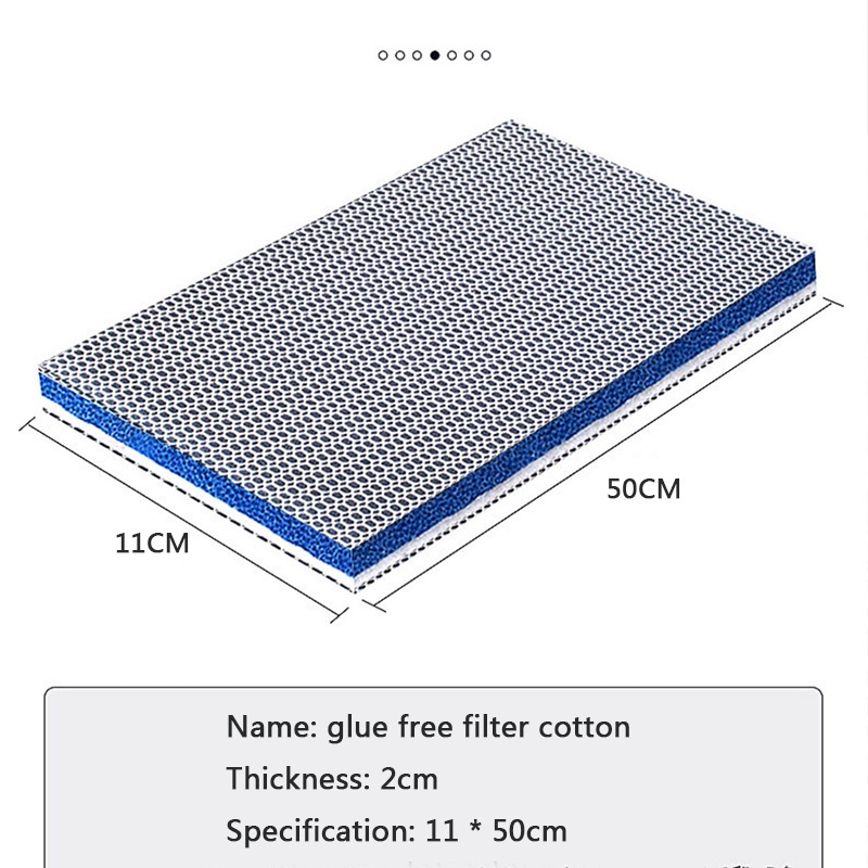 Reusable 8D Fish Tank Filter Sponge Biochemical Aquarium Filter Foam