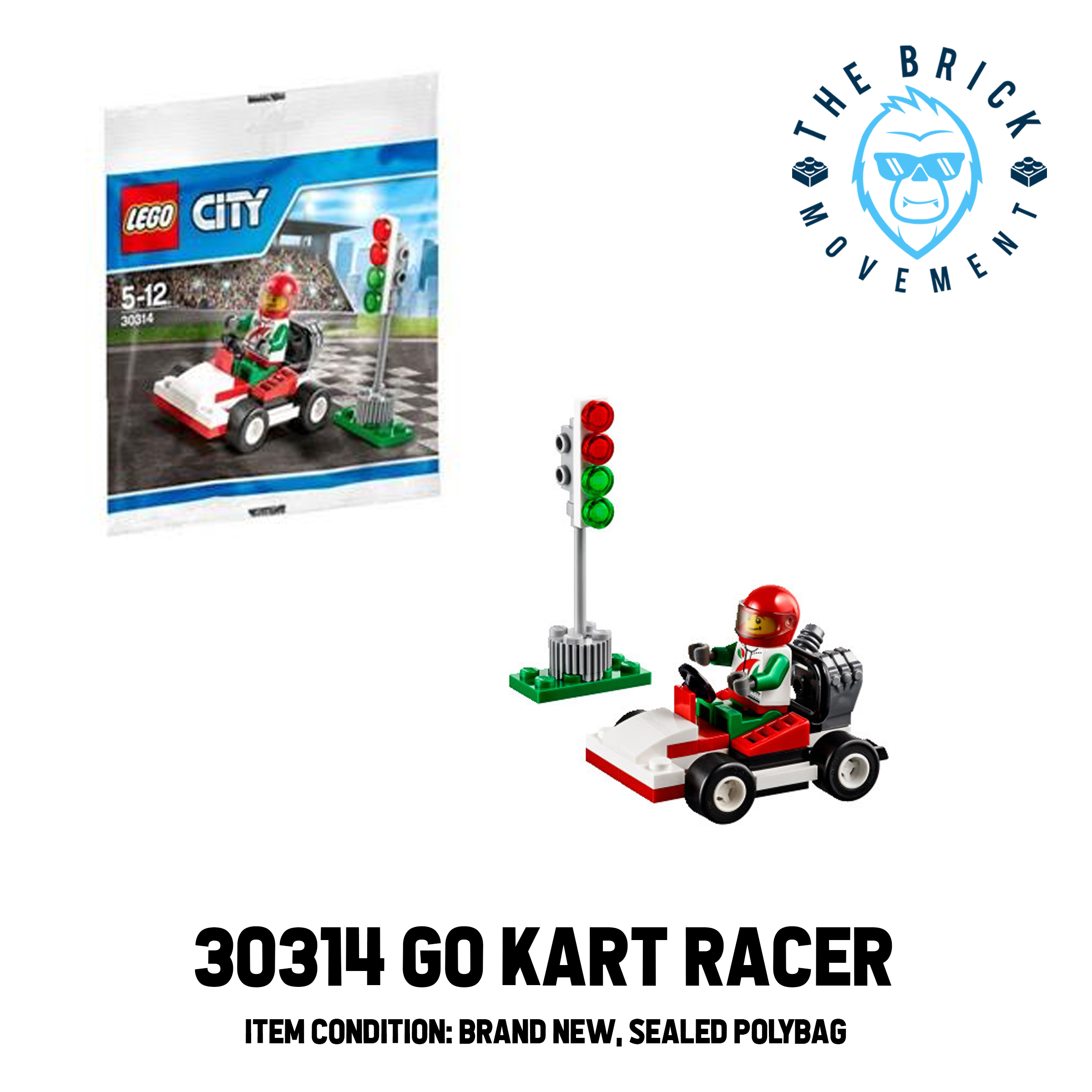 LEGO® City 30314 Go Kart Racer Polybag | Lazada PH