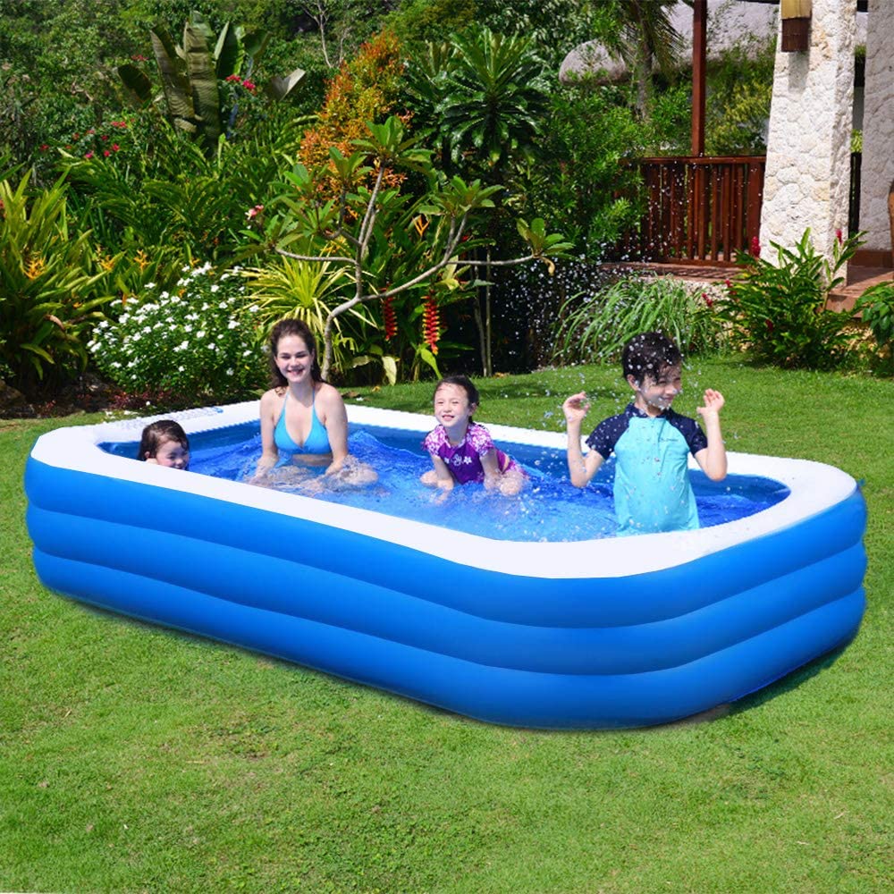 Inflatable Swimming Pool Thickened Family Lounge Pool for Kids Adult ...